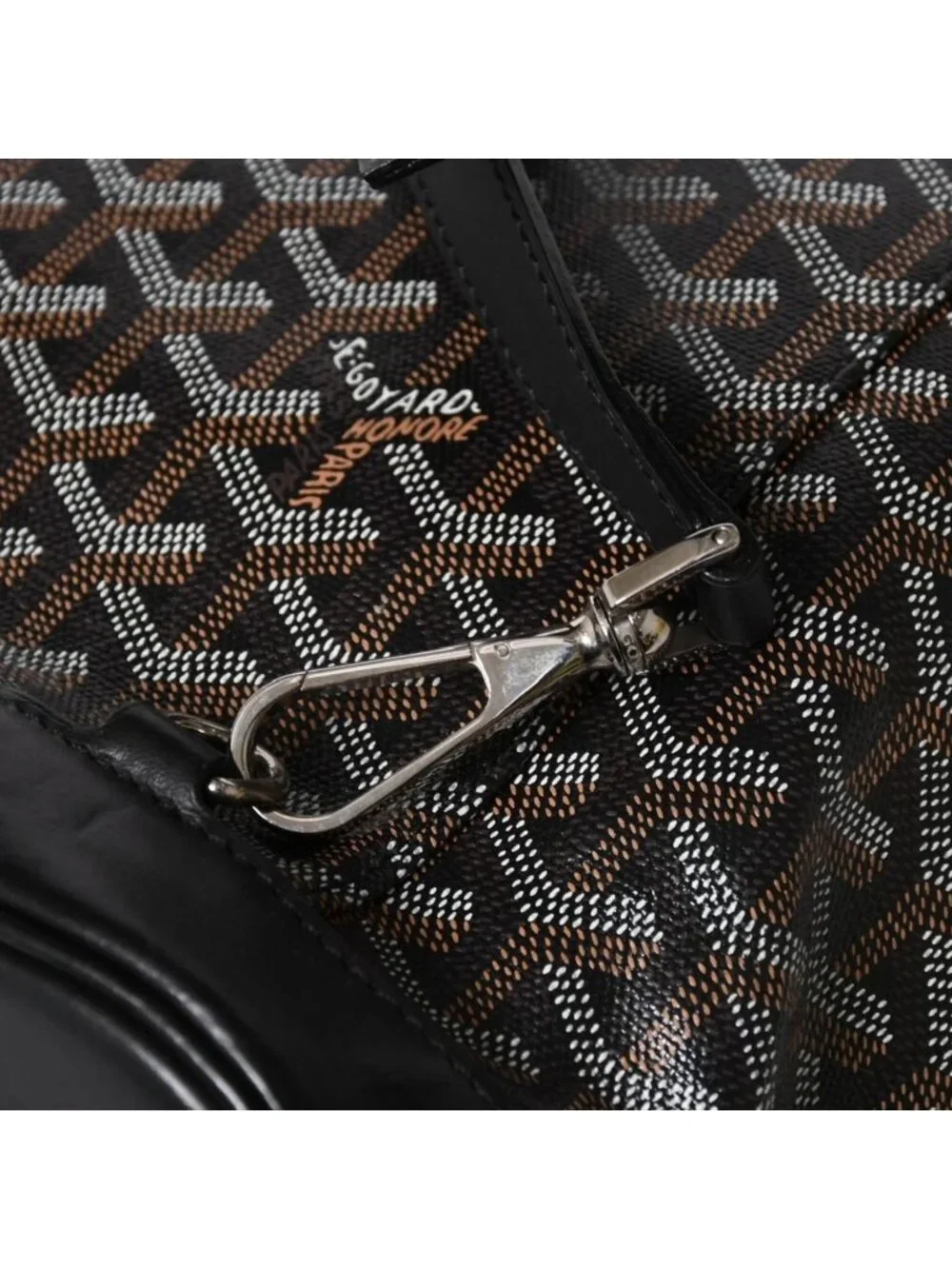 Goyard Alpine MM Backpack Leather Black